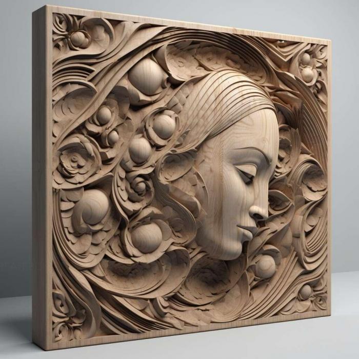 نموذج ثلاثي الأبعاد لآلة CNC 3D Art 